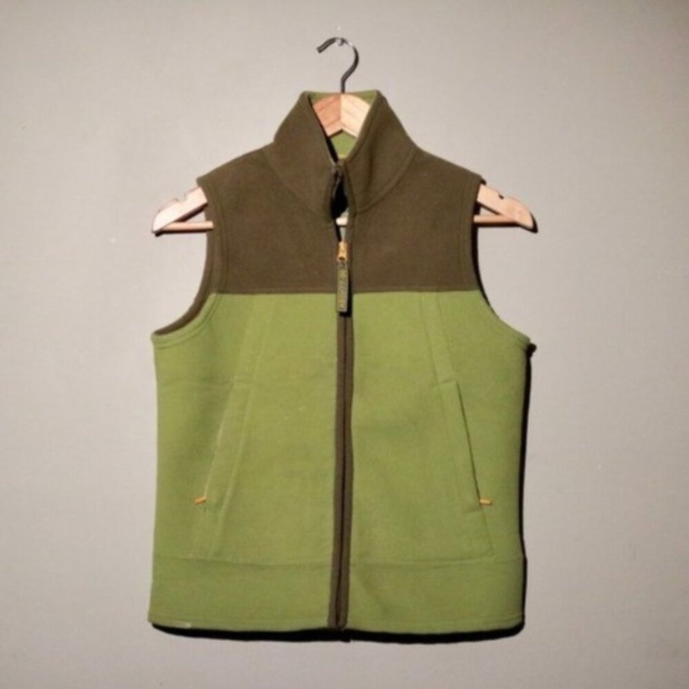 American Eagle Green Fleece Vest